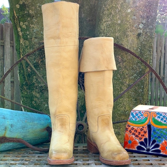 FRYE Campus Over the Knee High Tall Boots 7 - 7.5 - Picture 7 of 12